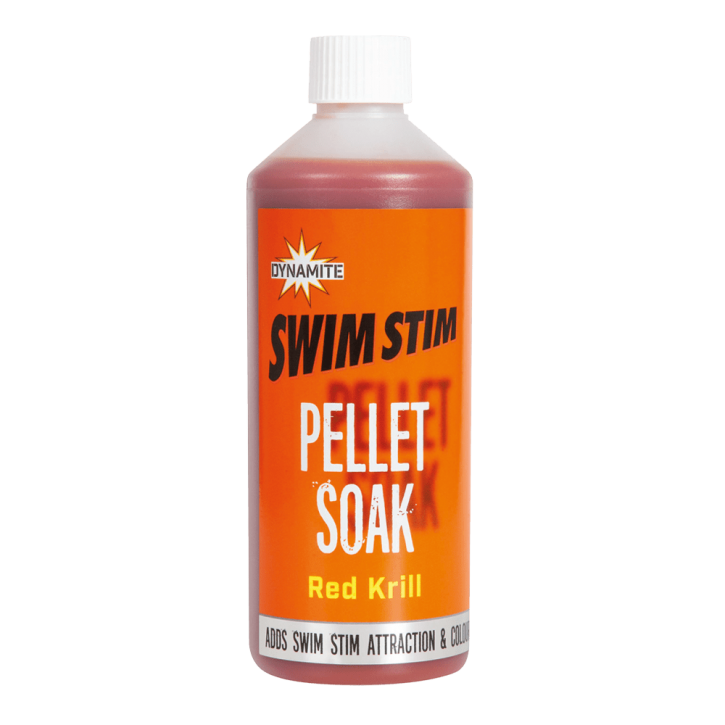 Dynamite Baits Swim Stim Pellet Soak – Red Krill /500ml