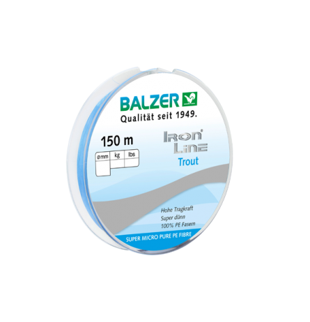 Balzer Iron Line Trout Hellblau 0,06 /4,1kg