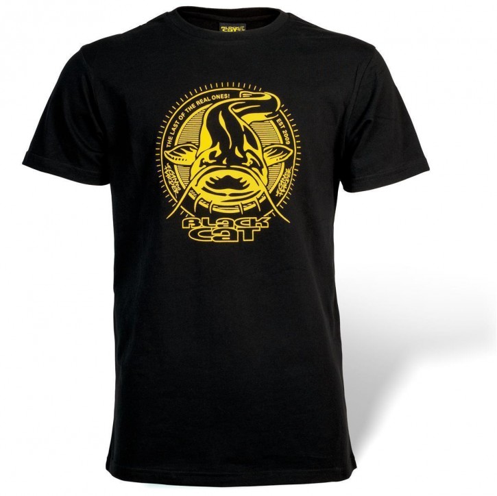 Black Cat Established Collection T-Shirt schwarz - S