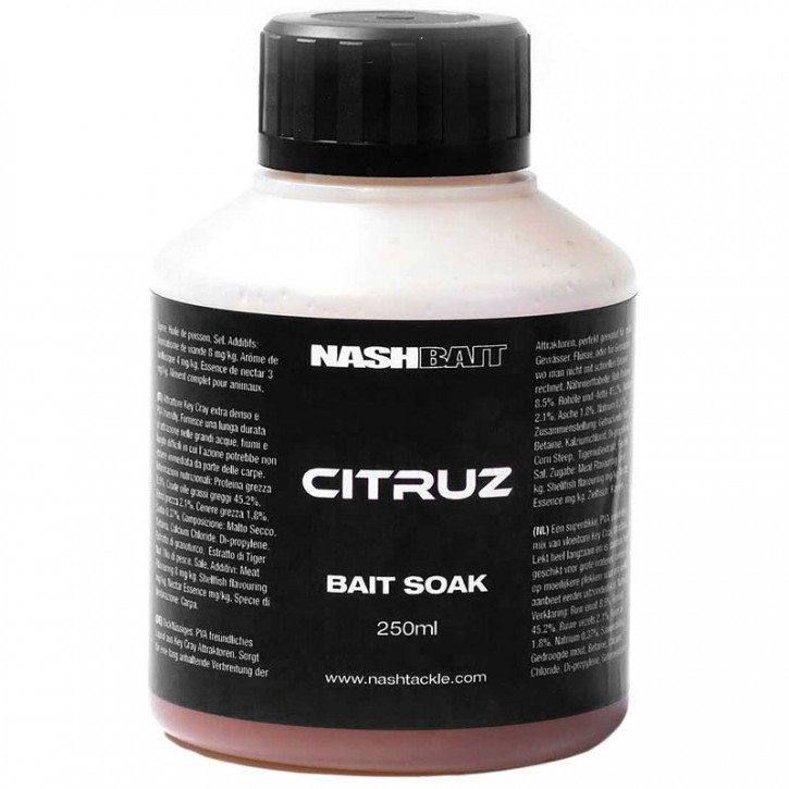Nash Bait Citruz Liquid Bait Soak - 250ml