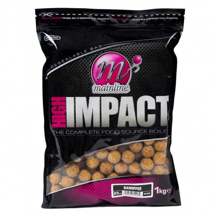 MAINLINE High Impact Boilie Banoffee 1kg/16mm