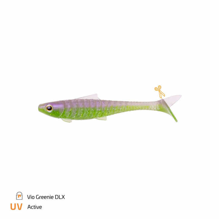 Zeck Baby Rippler 10cm Vio Greenie DLX / 4 pcs