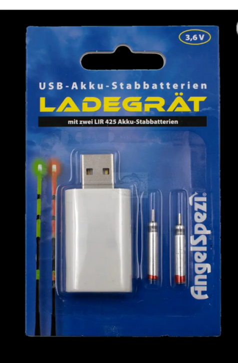 Angelspezi Batterie USB  Ladegerät für 2 ink . CR425 Batterien