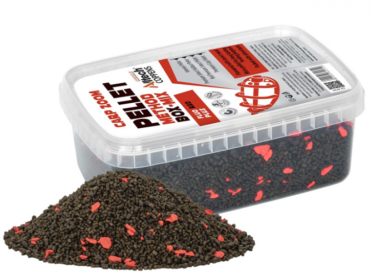 Carp Zoom Fluo Red Plus Pellets - 500g