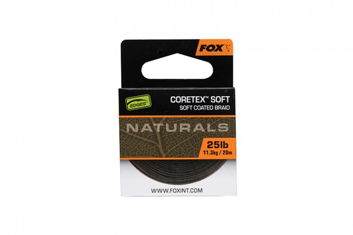Fox Edges Naturals Coretex Soft 20M 25lb/11.3kg