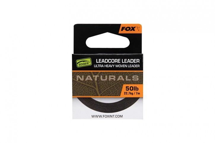 Fox Edges Naturals Leadcore 25m 50lb /22.7kg