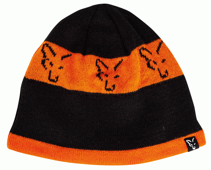 Fox Black / Orange Beanie