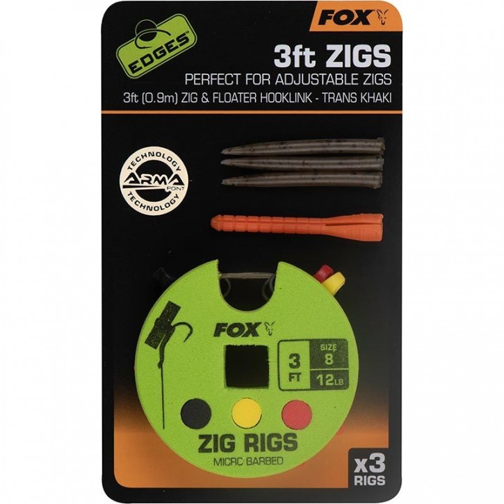 Fox Edges Zig Rig 8 - 12 lb 3 ft