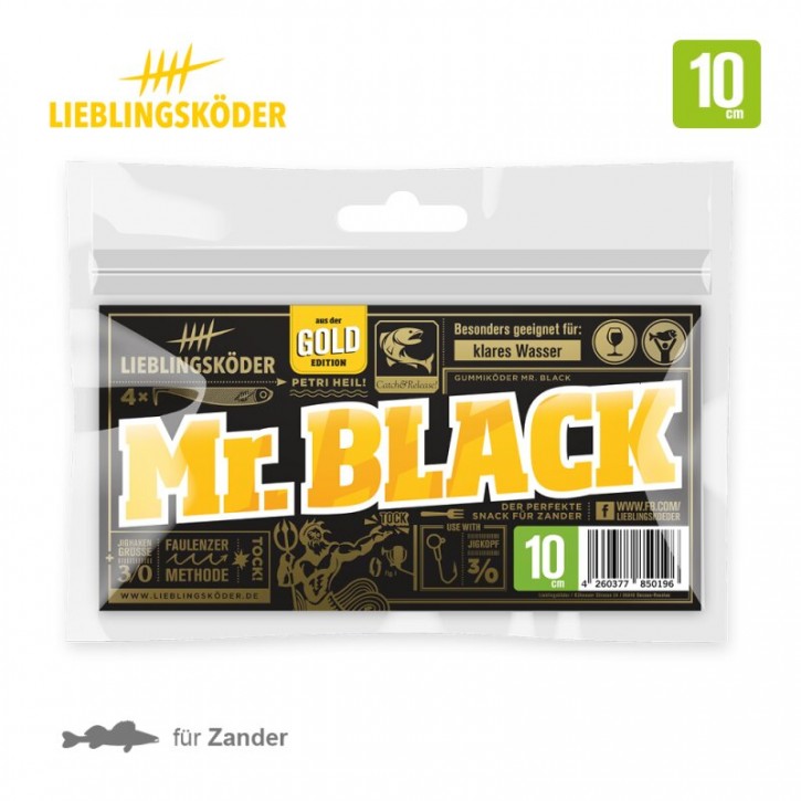 Lieblingsköder Mr.Black - 10cm
