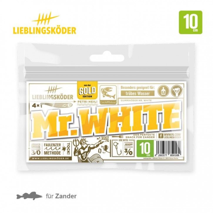 Lieblingsköder Mr.White - 10cm