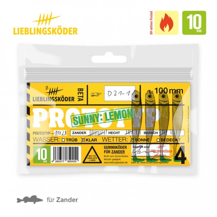 Lieblingsköder Sunny Lemon - 10cm