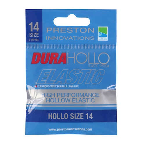 Preston Dura Hollo Elastic - Size 14 - Dunkelblau