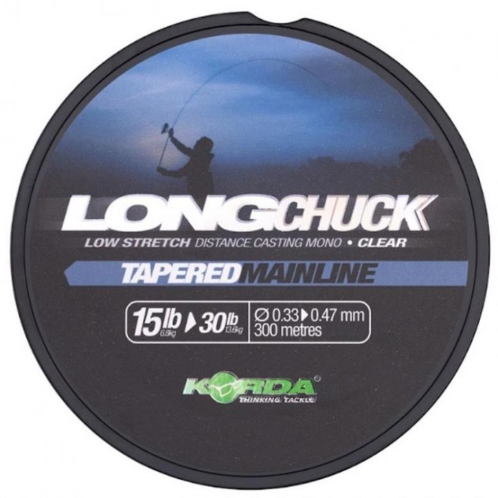 Korda LongChuck Tapered Mainline 15-30 lb/0,33-0,47 mm