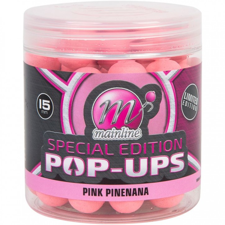 Mainline Baits Special Edition Pop Ups Pink Pinenana 15 mm