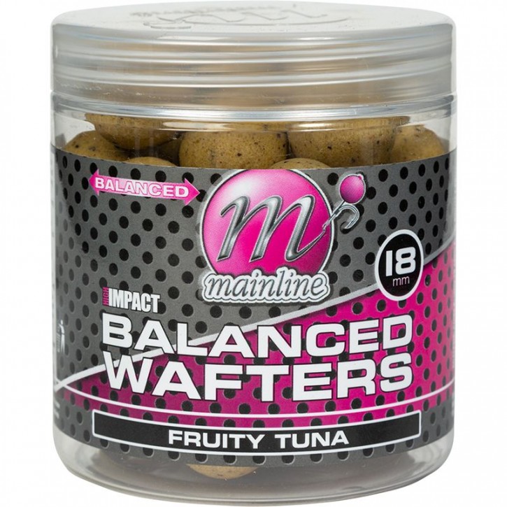 Mainline Baits High Impact Balanced Wafters 18 mm Fruity Tuna