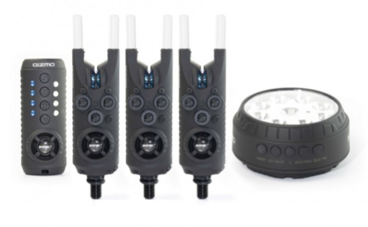 Sonik Gizmo 3+1 Alarm Blue Set + Bivvy Lamp