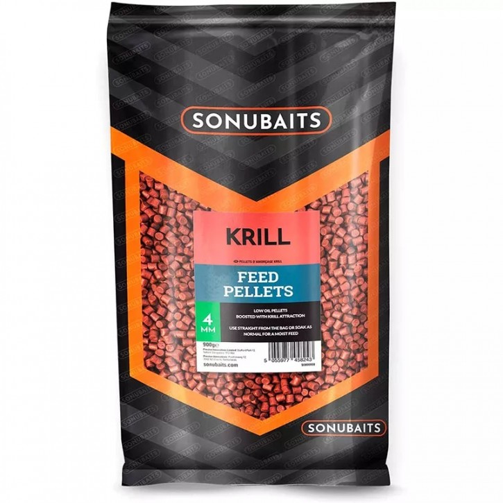 Sonubaits Krill Feed Pellets 4mm - 900g
