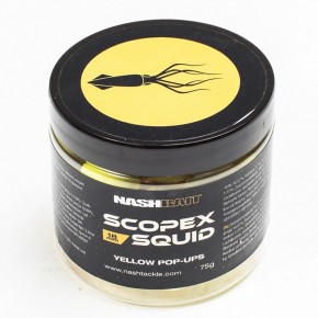 Nash Scopex Squid Pop Ups Yellow - 15mm