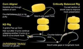 Enterprise Tackle PopUp Sweetcorn - Nutty Crunch - Yellow